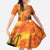 Personalized Netherlands Koningsdag Family Matching Off Shoulder Maxi Dress and Hawaiian Shirt 27th April Lion with Orange Tulip
