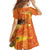 Personalized Netherlands Koningsdag Family Matching Off Shoulder Maxi Dress and Hawaiian Shirt 27th April Lion with Orange Tulip