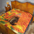 Personalized Netherlands Koningsdag Quilt 27th April Lion with Orange Tulip