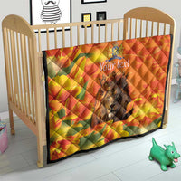 Personalized Netherlands Koningsdag Quilt 27th April Lion with Orange Tulip