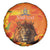 Personalized Netherlands Koningsdag Spare Tire Cover 27th April Lion with Orange Tulip