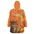 Personalized Netherlands Koningsdag Wearable Blanket Hoodie 27th April Lion with Orange Tulip