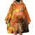Personalized Netherlands Koningsdag Wearable Blanket Hoodie 27th April Lion with Orange Tulip