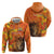 Personalized Netherlands Koningsdag Zip Hoodie 27th April Lion with Orange Tulip