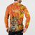 Personalized Netherlands Koninginnedag Button Sweatshirt 30th April Lioness with Orange Tulip