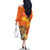 Personalized Netherlands Koninginnedag Family Matching Off The Shoulder Long Sleeve Dress and Hawaiian Shirt 30th April Lioness with Orange Tulip