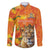 Personalized Netherlands Koninginnedag Family Matching Tank Maxi Dress and Hawaiian Shirt 30th April Lioness with Orange Tulip