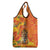 Personalized Netherlands Koninginnedag Grocery Bag 30th April Lioness with Orange Tulip