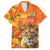 Personalized Netherlands Koninginnedag Hawaiian Shirt 30th April Lioness with Orange Tulip