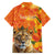 Personalized Netherlands Koninginnedag Hawaiian Shirt 30th April Lioness with Orange Tulip