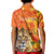 Personalized Netherlands Koninginnedag Kid Polo Shirt 30th April Lioness with Orange Tulip