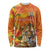 Personalized Netherlands Koninginnedag Long Sleeve Shirt 30th April Lioness with Orange Tulip
