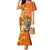 Personalized Netherlands Koninginnedag Mermaid Dress 30th April Lioness with Orange Tulip
