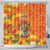 Personalized Netherlands Koninginnedag Shower Curtain 30th April Lioness with Orange Tulip