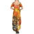 Personalized Netherlands Koninginnedag Summer Maxi Dress 30th April Lioness with Orange Tulip
