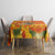 Personalized Netherlands Koninginnedag Tablecloth 30th April Lioness with Orange Tulip