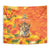 Personalized Netherlands Koninginnedag Tapestry 30th April Lioness with Orange Tulip