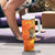 Personalized Netherlands Koninginnedag Tumbler With Handle 30th April Lioness with Orange Tulip