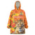 Personalized Netherlands Koninginnedag Wearable Blanket Hoodie 30th April Lioness with Orange Tulip