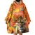 Personalized Netherlands Koninginnedag Wearable Blanket Hoodie 30th April Lioness with Orange Tulip