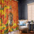 Personalized Netherlands Koninginnedag Window Curtain 30th April Lioness with Orange Tulip