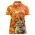 Personalized Netherlands Koninginnedag Women Polo Shirt 30th April Lioness with Orange Tulip