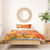 Personalized Netherlands Orange Tulip and Wildmill Bedding Set