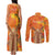 Personalized Netherlands Orange Tulip and Wildmill Couples Matching Tank Maxi Dress and Long Sleeve Button Shirt