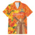 Personalized Netherlands Orange Tulip and Wildmill Family Matching Mermaid Dress and Hawaiian Shirt