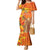 Personalized Netherlands Orange Tulip and Wildmill Family Matching Mermaid Dress and Hawaiian Shirt