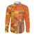 Personalized Netherlands Orange Tulip and Wildmill Family Matching Off Shoulder Maxi Dress and Hawaiian Shirt