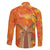 Personalized Netherlands Orange Tulip and Wildmill Family Matching Off Shoulder Maxi Dress and Hawaiian Shirt