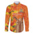 Personalized Netherlands Orange Tulip and Wildmill Family Matching Short Sleeve Bodycon Dress and Hawaiian Shirt