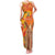 Personalized Netherlands Orange Tulip and Wildmill Family Matching Tank Maxi Dress and Hawaiian Shirt