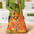 Personalized Netherlands Orange Tulip and Wildmill Grocery Bag