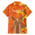 Personalized Netherlands Orange Tulip and Wildmill Hawaiian Shirt