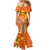 Personalized Netherlands Orange Tulip and Wildmill Mermaid Dress