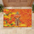 Personalized Netherlands Orange Tulip and Wildmill Rubber Doormat