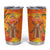 Personalized Netherlands Orange Tulip and Wildmill Tumbler Cup