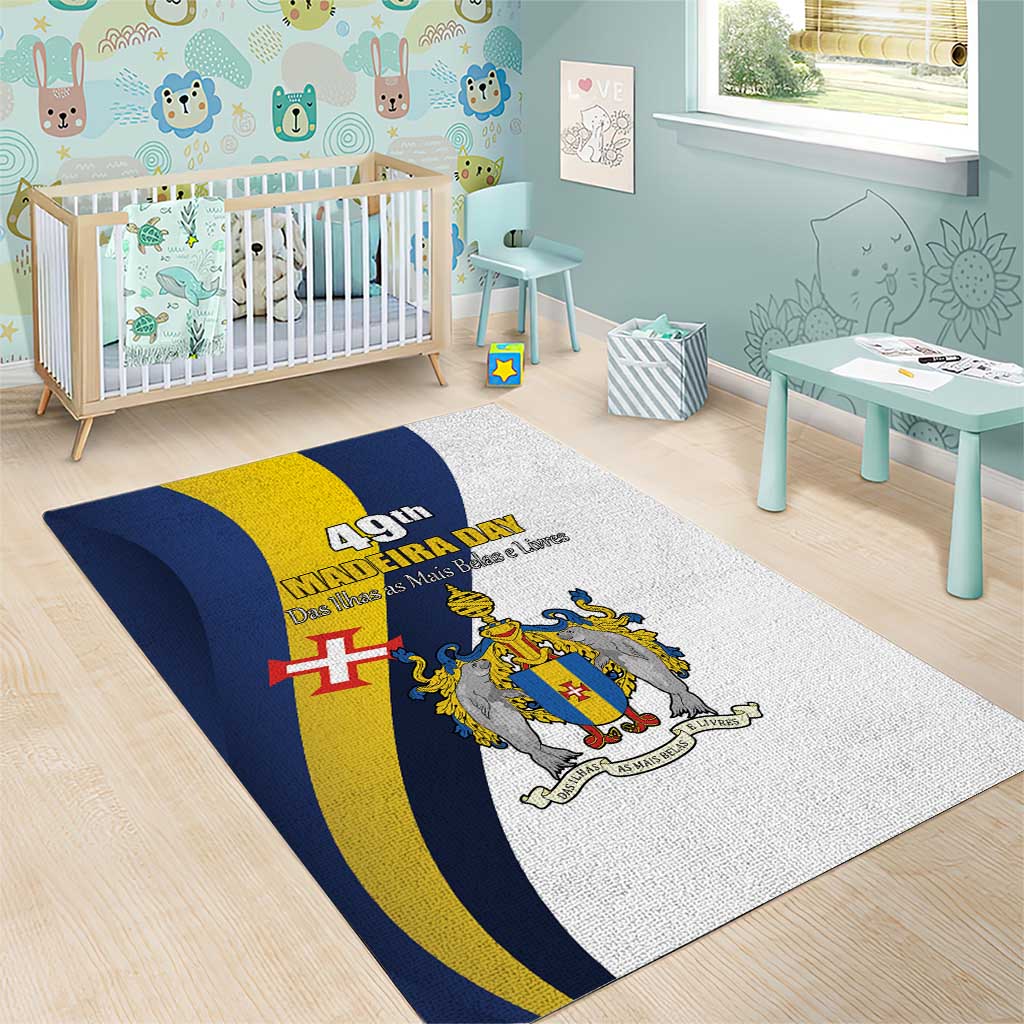 Portugal Madeira Day 1st July Area Rug Das Ilhas as Mais Belas e Livres LT17