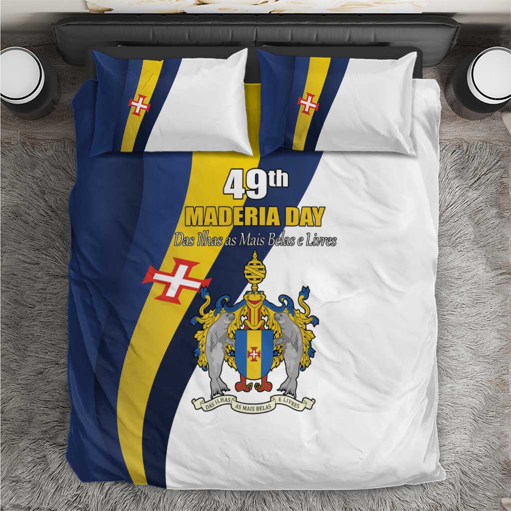Portugal Maderia Day 1st July Bedding Set Das Ilhas as Mais Belas e Livres