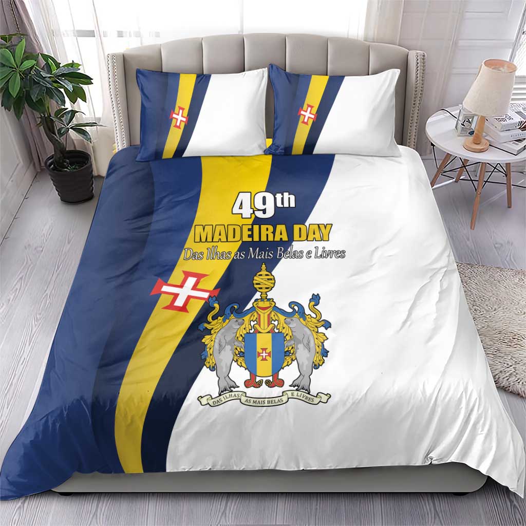 Portugal Madeira Day 1st July Bedding Set Das Ilhas as Mais Belas e Livres LT17