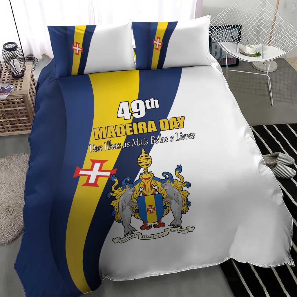 Portugal Madeira Day 1st July Bedding Set Das Ilhas as Mais Belas e Livres LT17