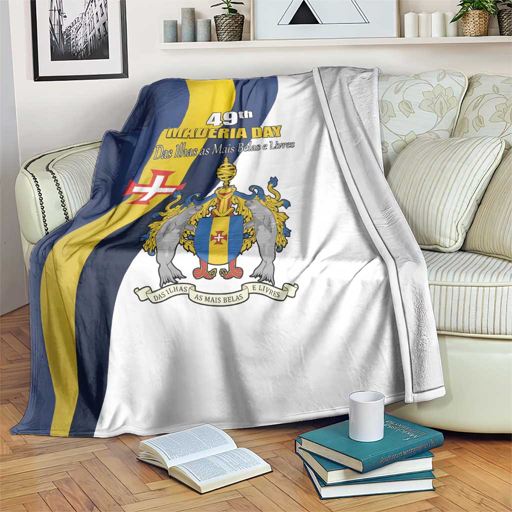 Portugal Maderia Day 1st July Blanket Das Ilhas as Mais Belas e Livres