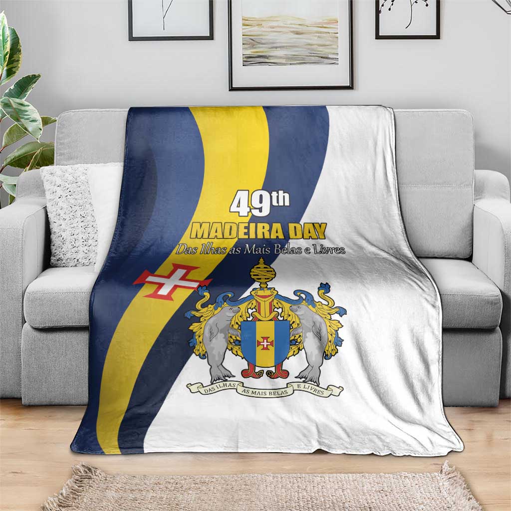 Portugal Madeira Day 1st July Blanket Das Ilhas as Mais Belas e Livres LT17