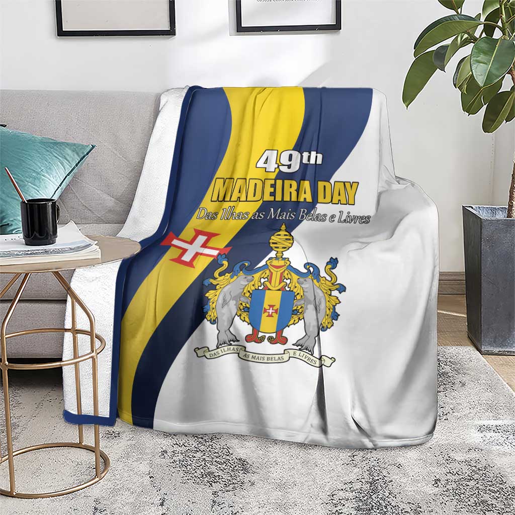 Portugal Madeira Day 1st July Blanket Das Ilhas as Mais Belas e Livres LT17