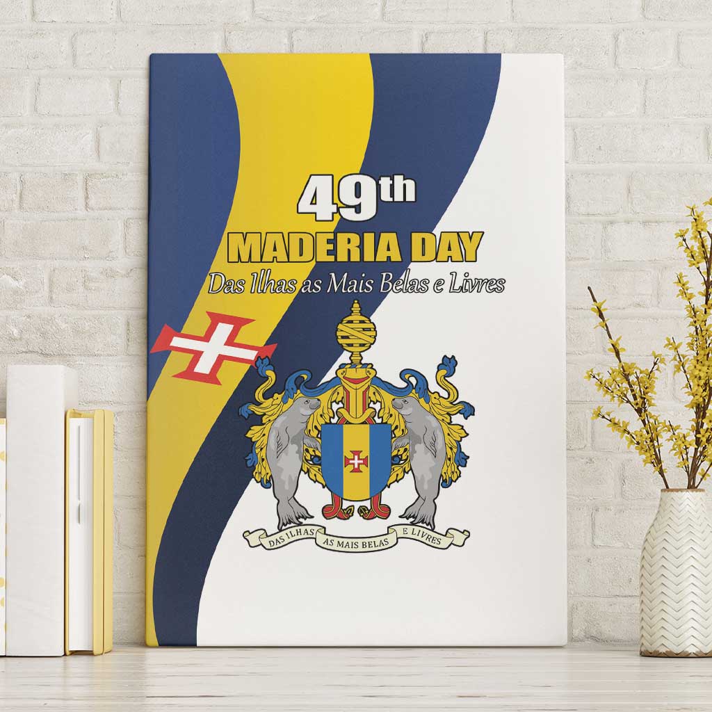 Portugal Maderia Day 1st July Canvas Wall Art Das Ilhas as Mais Belas e Livres