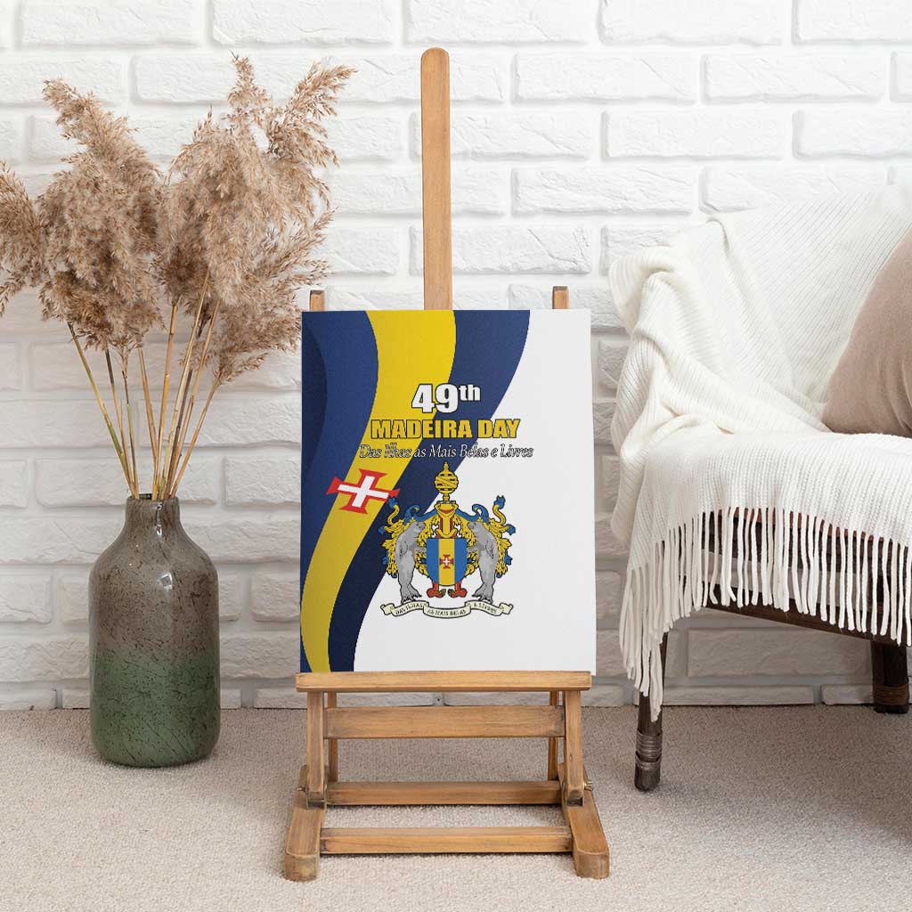 Portugal Madeira Day 1st July Canvas Wall Art Das Ilhas as Mais Belas e Livres LT17
