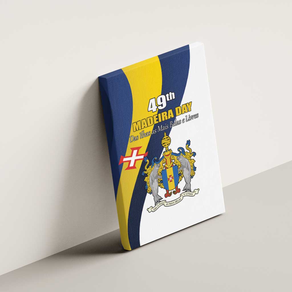 Portugal Madeira Day 1st July Canvas Wall Art Das Ilhas as Mais Belas e Livres LT17