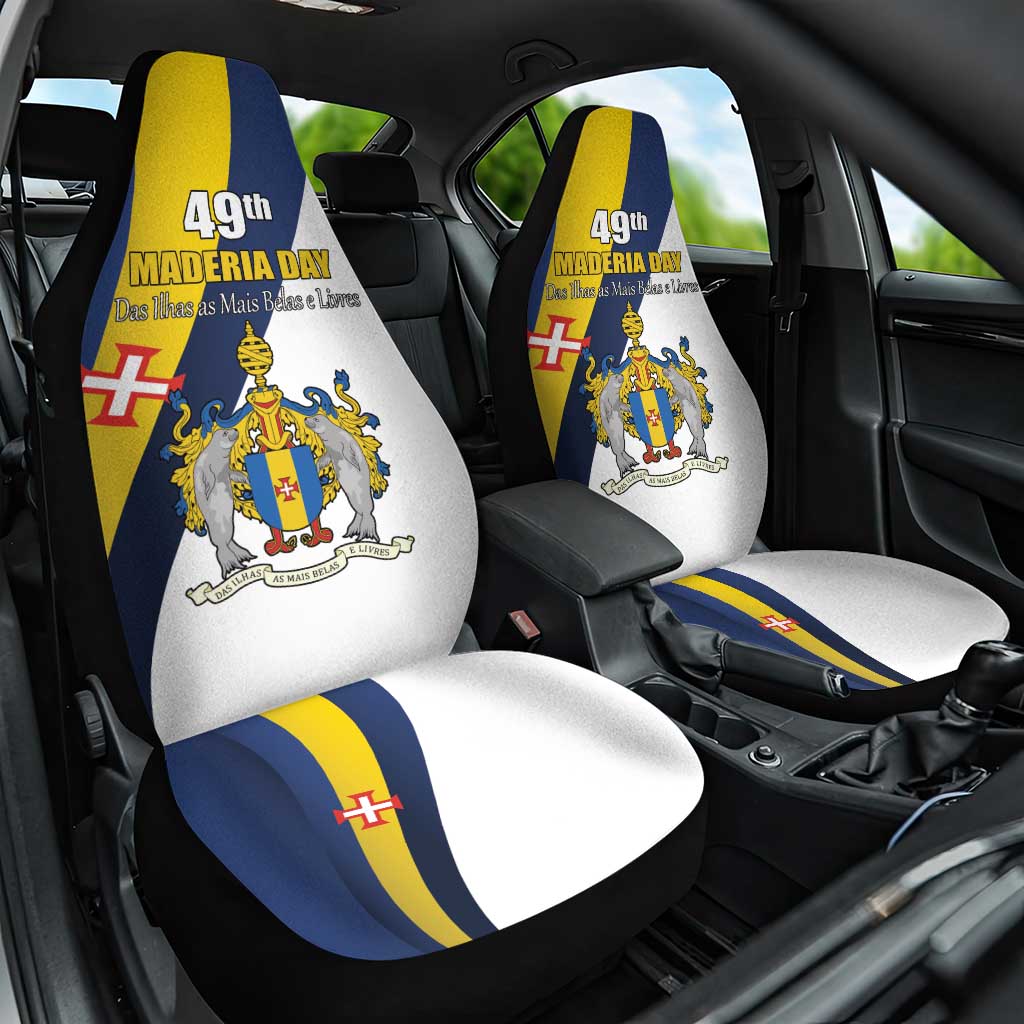 Portugal Maderia Day 1st July Car Seat Cover Das Ilhas as Mais Belas e Livres